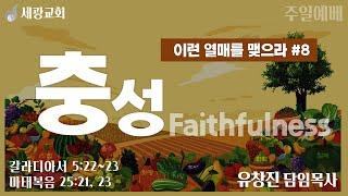 [세광교회-주일예배] 충성 (Faithfulness) | 유창진 담임목사 | 2024-1124