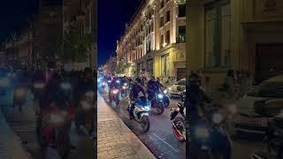 Motorbikes in London Streets