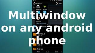 How to use multi window on any android phone with xposed framework installed