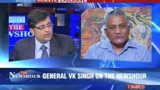 The Newshour Direct: V K Singh - Part 1