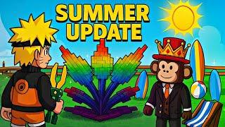 I Started Over with SECRET SUMMER SEEDS in Grow a Garden!  (Roblox Update)
