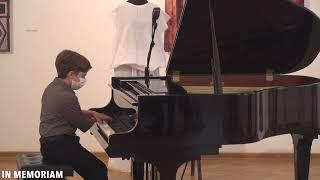 Andrija Cikic - (12 years) E. Mac Dowell: Alla Tarantella, Op. 39, No 2F.