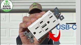 How To Install a USB C Outlet: The Quick & Easy Way