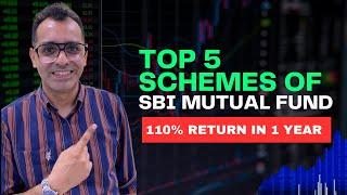 Best Schemes of SBI Mutual Funds || 110% Return in 1 Year  #finance #investing