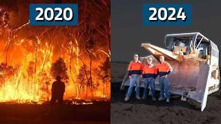 Replanting Australia's Burned Forests with Bulldozers!