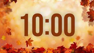 10 Minute Timer Autumn Fall with Music