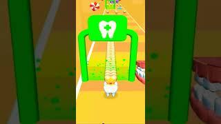 Teeth smile run funny gameplay #shorts #gameplay #walkthrough #satisfyinggame #teethrunner