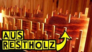 Aus Restholz kann man ein Kunstobjekt bauen | Restholz Projekte | DIY | Let's Pfusch