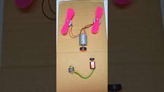 Electricity Generate Using Mini DC Motor ° DC Motor #dcmotor #tech #shorts