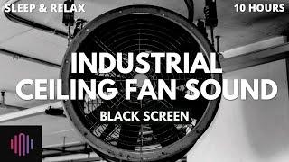 Fan sleep sound 10 hours / Industrial Ceiling fan sleep aid for insomnia with black screen