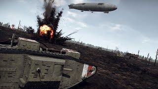 British Mark V Tank Gameplay - The Great War Event | War Thunder