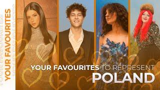 Who should represent Poland at the Eurovision 2025? | YOUR FAVOURITES