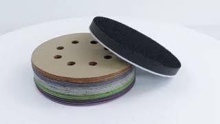 5 Inch Sanding Discs Hook and Loop 8 Hole Heavy Duty Silicon Carbide Sandpaper