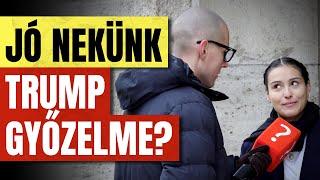 SZOMORÚAK vagy ÖRÜLNEK a Trump győzelemnek? - belvárosiakat kérdeztünk.