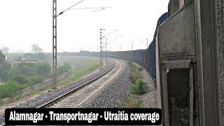 Alamnagar to Transportnagar to Utraitia full section coverage on Freight train Caboose