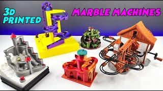 Awesome 3D Printed Marble Machines