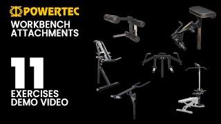 Upgrade Your Powertec Workbench: 6 Attachments, 11 Game-Changing Exercises! 