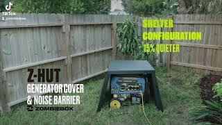 Best generator cover & noise barrier in one!