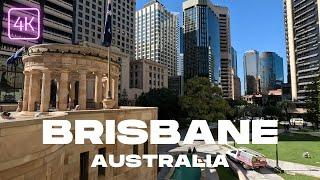 Brisbane City Walking Tour | Monday Morning | 4K Australia | 27 May 2024 | UHD 60fps