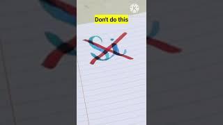 How to Connect the Letter S and I tutorial | #shorts #calligraphy #viral #shortsfeed #ytshorts