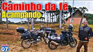 07-VIAGEM de Moto ACAMPANDO no Interior de MINAS GERAIS e São Paulo VIAJANDO de Moto GASTANDO Pouco