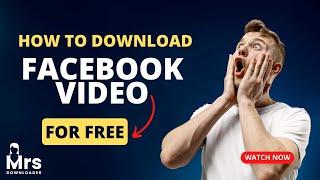 Facebook Video Downloader | How to download video from Facebook latest Method 2023