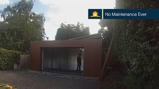 Garden Room Construction | Timelapse by Steeltech Sheds