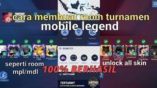 Tutorial lengkap cara membuat room turnamen mobile legend terbaru langsung berhasil