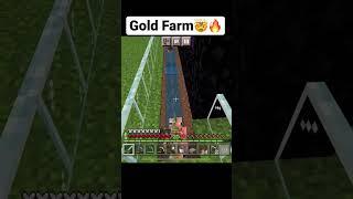 I Make Easiest Gold Farm in my Minecraft World#shorts #youtubeshorts #shortsvideo