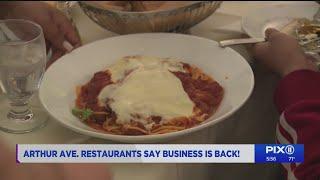 Arthur Avenue restaurants say business is back