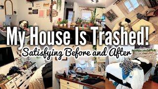 Whole House Clean With Me: Watch My Messy Home Transform with Satisfying Before & Afters!