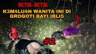  TEREKAM JELAS DETIK-DETIK APEM WANITA4 DI GEROGOTI B4YI IBLIS⁉️