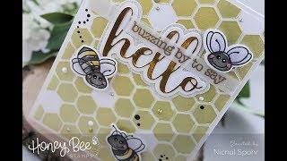 Honey Bee | Nuvo Mousse Hexi Background