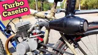 turbo pra bicicleta motorizada com secador de cabelo