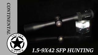 Vector Optics | Continental 1.5-9x42 SFP Hunting (SCOM-23)