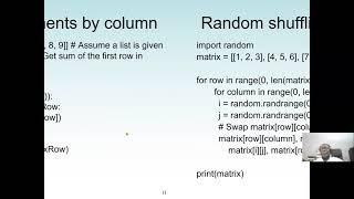 Python Language: Lists for Multi-dimensional Data. To access elements in a two-dimensional list