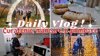 O zi cu mine: curatenie, mancare//Mergem la Targul de Craciun