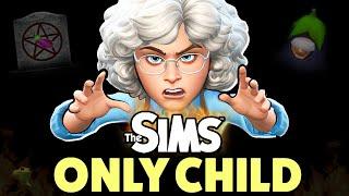 The Sims but my household is a single child (Death, Cults and Frogs)