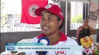 Feira de Economia Popular Solidária gera renda em Sergipe