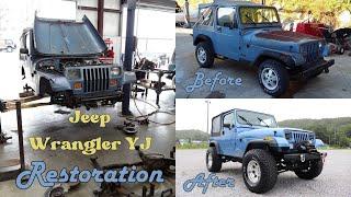 1989 Jeep Wrangler YJ Restoration Project