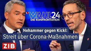 Highlights aus dem TV-Duell zwischen Nehammer (ÖVP) und Kickl (FPÖ) | 23.09.2024