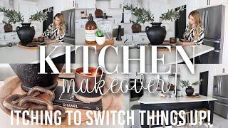 KITCHEN MAKEOVER || DECORATE WITH ME || SUMMER REFRESH!