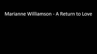 A Return to Love by Marianne Williamson   Audiobook