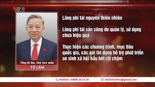 Tổng Bí thư, Chủ tịch nước Tô Lâm nêu 4 giải pháp trọng tâm phòng, chống lãng phí | VTV24