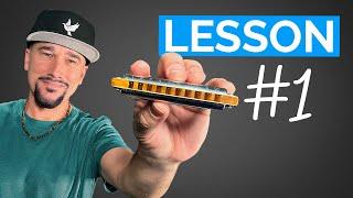 Beginner Harmonica Lesson #1 (Your Very First Lesson)