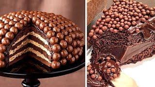 Easy Chocolate Cake Recipe Ever | Amazing Cake Decorating Tutorials | So Yummy Cake Recipes