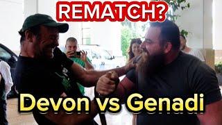 Devon Larratt messing with Genadi Kvikvinia #devonlarratt #genadikvikvinia