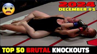 Top 50 Brutal Knockouts December 2024 #1 (MMA•Muay Thai•Boxing•Kickboxing)