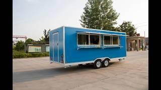 18ft Food Trailer For Sale Display