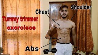 TUMMY TRIMMER EXERCISES FOR MEN AND WOMEN ! #fitnesswithme #workoutwithme.